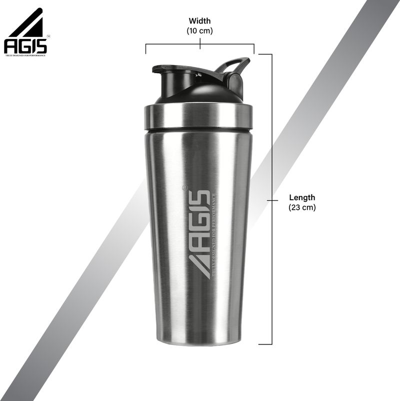 AGIS Steel Shaker 700 ml Silver - Image 3