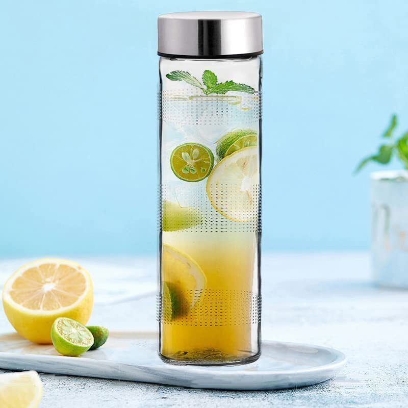 SATANI Glass Airtight Water Bottle Black - Image 6