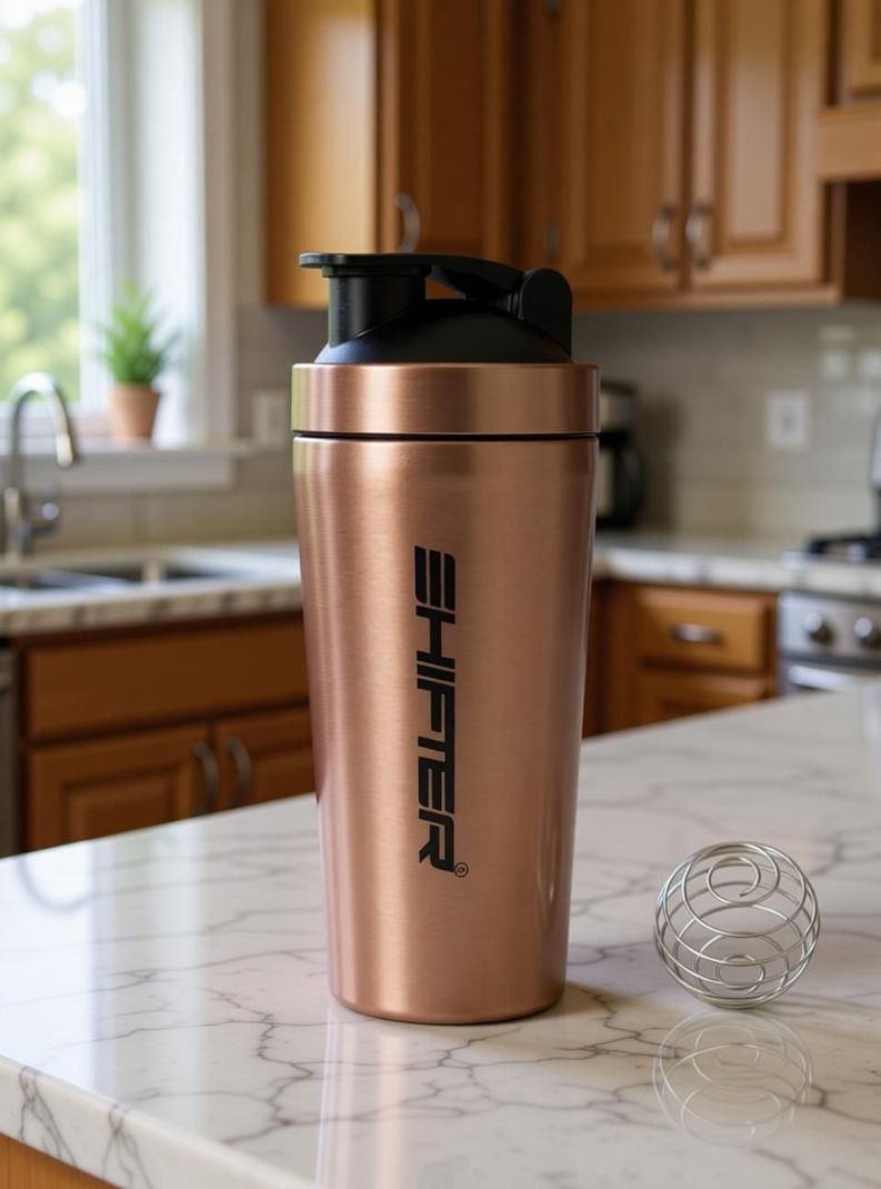 SHIFTER Stainless Steel Shaker Bottle 700ml Copper - Image 3
