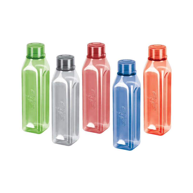 MILTON Prime Water,1 Litre Each, 1000 ml PET Bottle (Pack of 5, Multicolor)