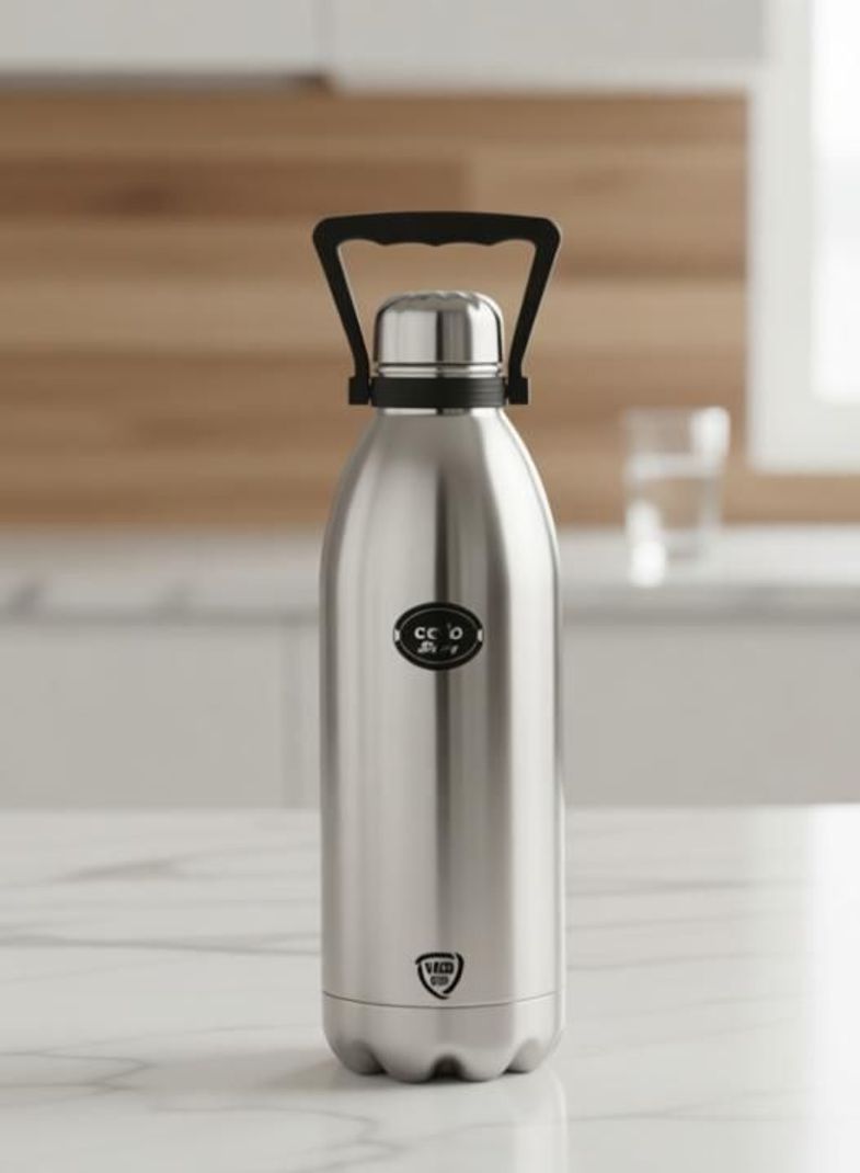 Cello 24 hr Hot & Cold 2000 ml Steel Flask - Image 3