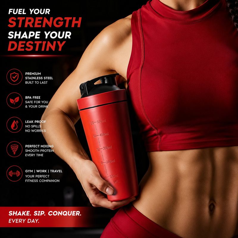 Youone Steel Shaker 750 ml - Image 6