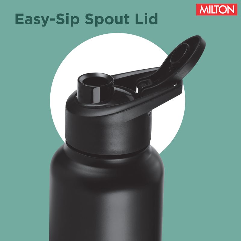 MILTON Torino 1000 980ml Stainless Steel Bottle Black - Image 5