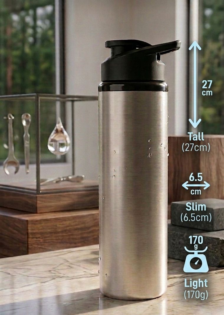 Phoenix Hydra 1000 ml Stainless Steel Sipper - Image 5