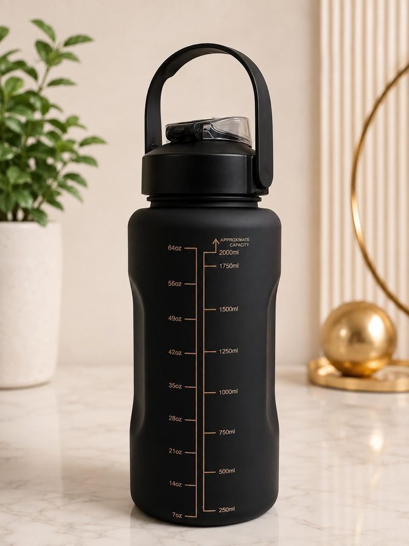 Akkisha Store Hydra Motivational 2L Bottle with Straw - Image 2