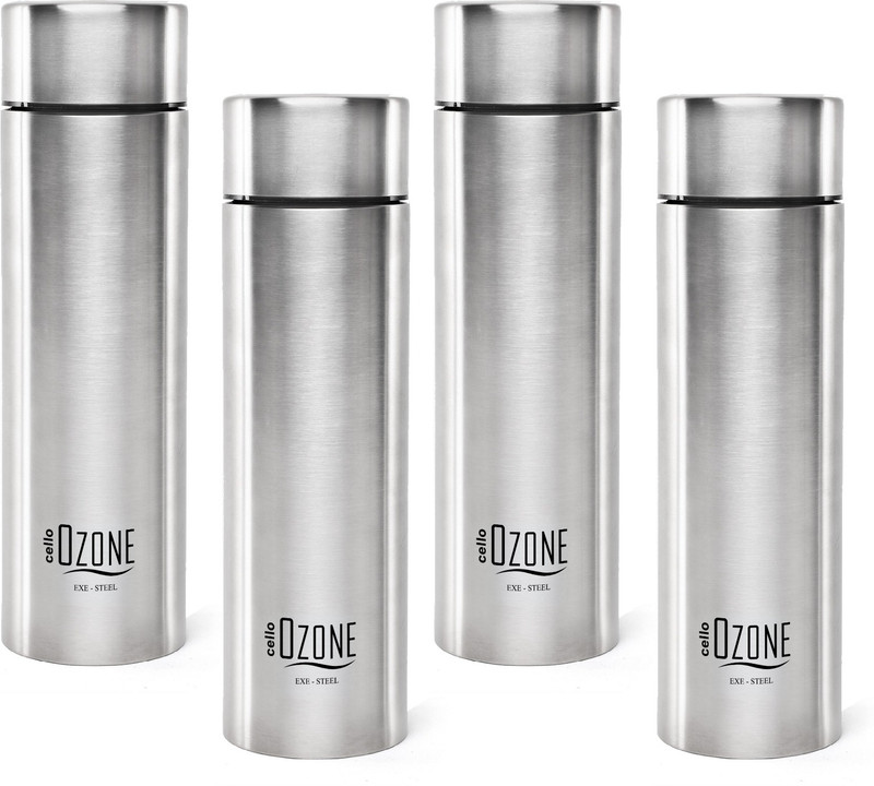 cello Ozone ISI Certified Single Wall Leakproof & Rustproof 1000 ml Stainless Steel Bottle