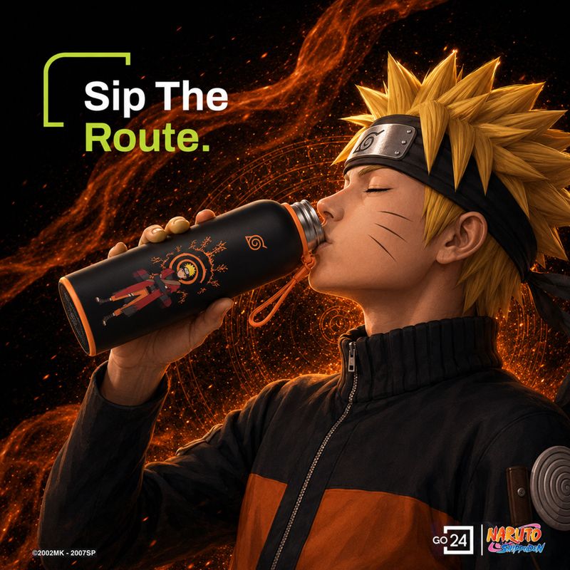 Go24 Bravo-Naruto 980 ml Thermosteel Flask - Image 6