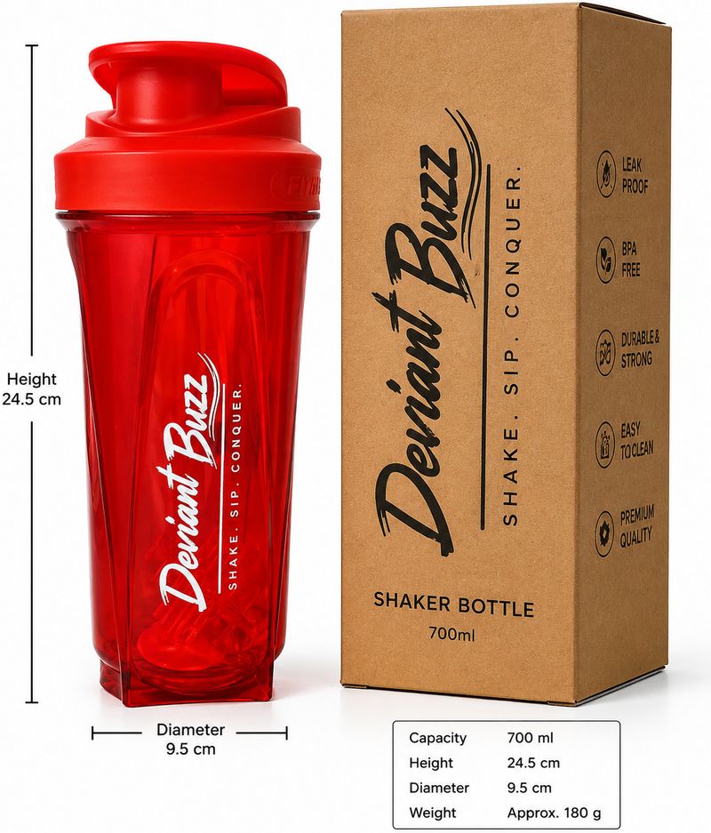 Deviant Buzz Premium Shaker Bottle 700ml - Image 2