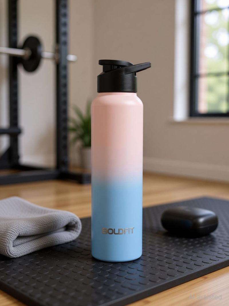 BOLDFIT 1000 ml Steel Sipper Water Bottle - Image 2