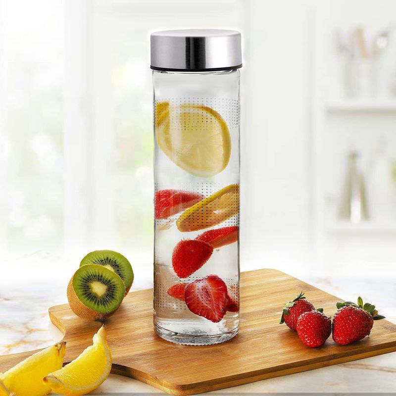 SATANI Glass Airtight Water Bottle Black - Image 4