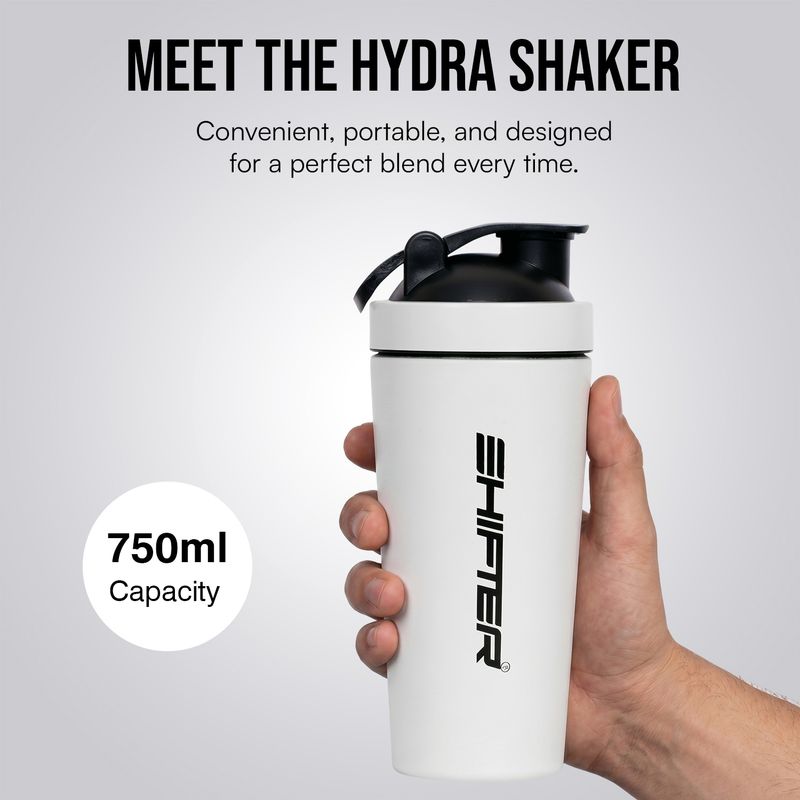 SHIFTER Gym Shaker 700 ml White - Image 3