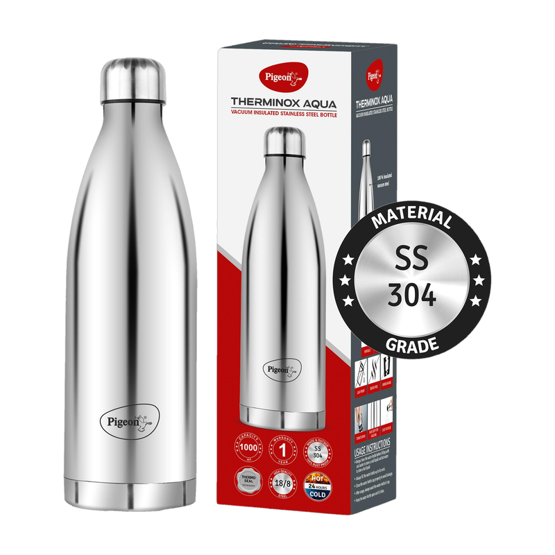 Pigeon by Pigeon Aqua 1000 ml Stainless Steel Flask