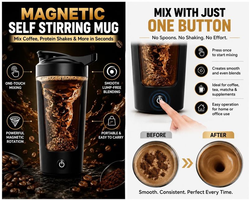 knh mart Electric Protein Shaker 450 ml - Image 4