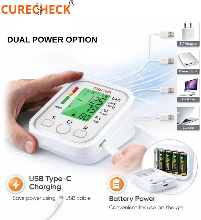 curecheck Yellow BP2 Automatic Blood Pressure Machine - Image 6