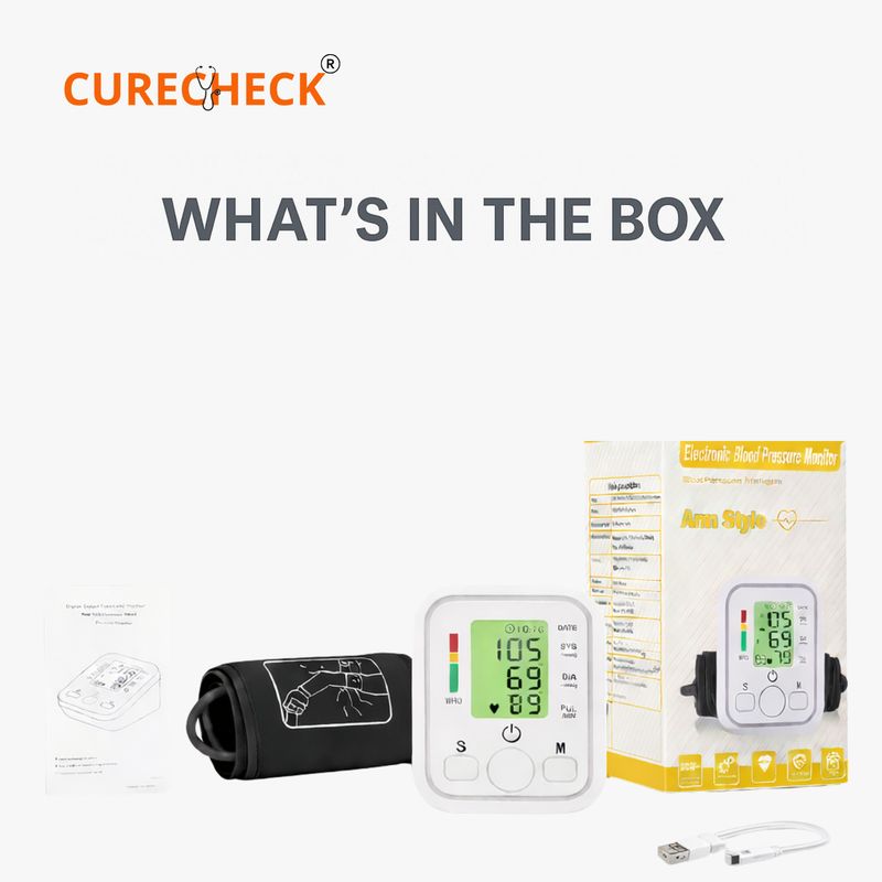 curecheck Yellow BP2 Automatic Blood Pressure Machine - Image 5
