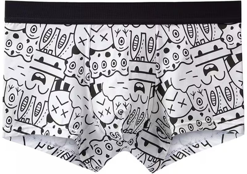 ZENVANEX 3 Pack Men's Checkered Trunks - Image 3