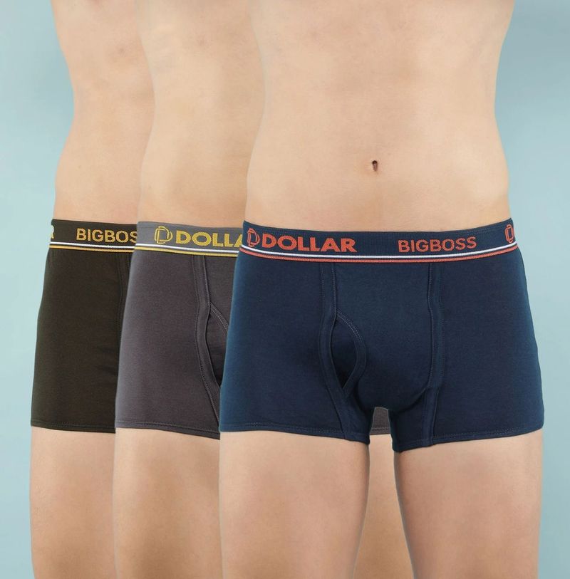 Dollar Bigboss Men's 3-Pack Cotton Trunks - Image 2