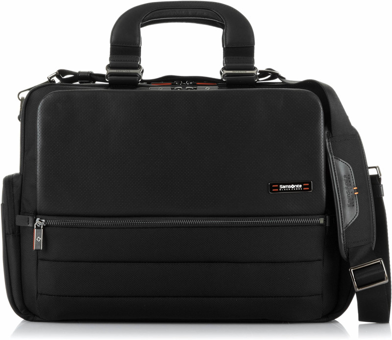 Samsonite SAMSONITE VERON II (SAM VERON II BFCASE M BLACK) Medium Briefcase - For Men & Women (Black)