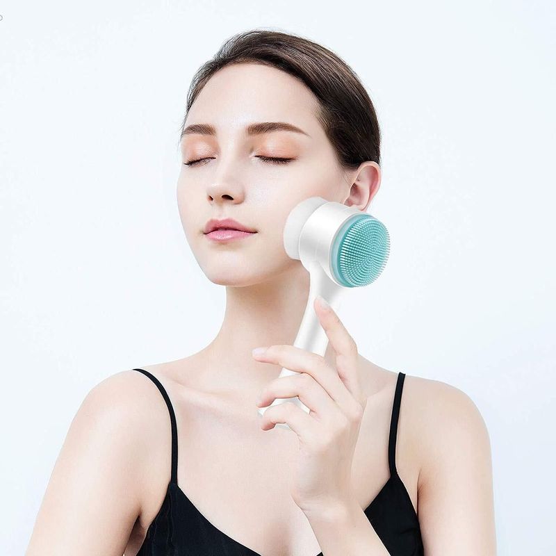 KASHTHBHANJAN 2 in 1 Face Scrubber Brush (Pack of 1) - Image 5