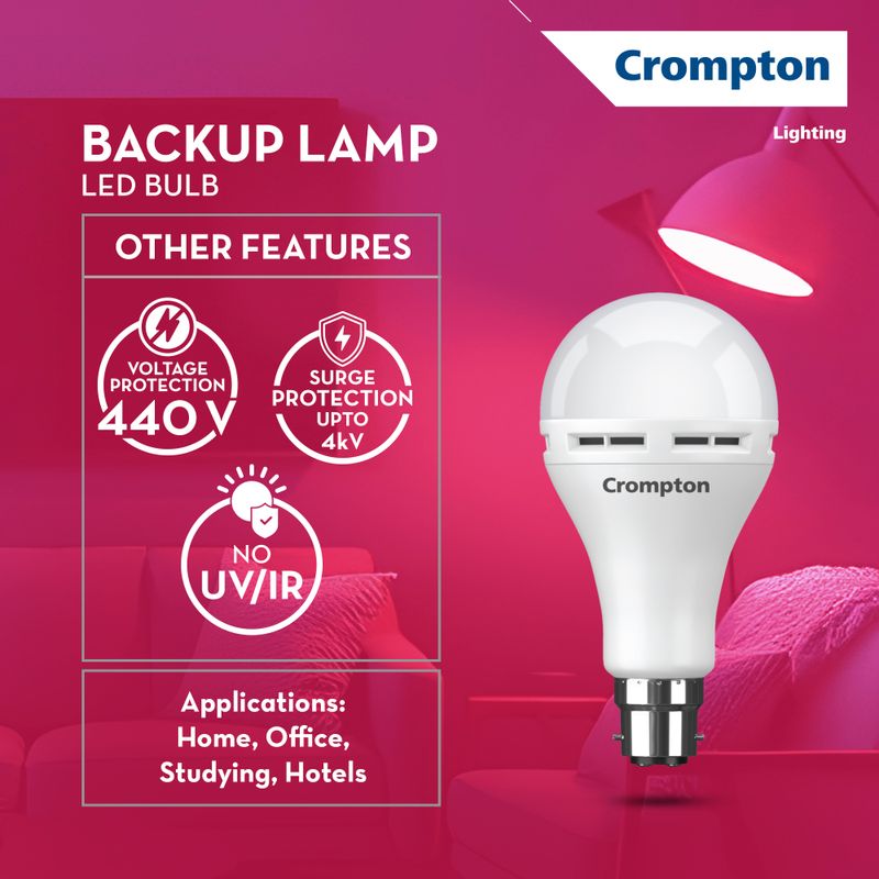 Crompton Platina 3-Hour Emergency Bulb - Image 4
