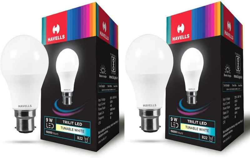 HAVELLS 9 W Color Changing Round B22 LED Bulb