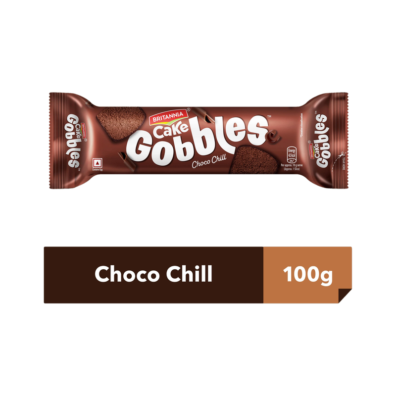 BRITANNIA Gobbles Bar Choco Chill Cake 100 g