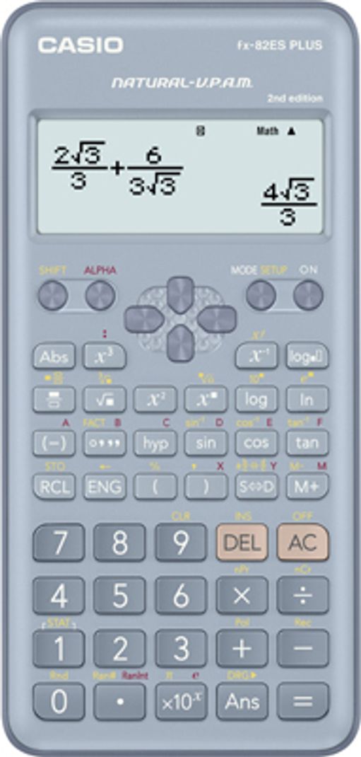 CASIO FX-82ESPLUS-2BU 12 Digit Scientific Calculator - Image 2