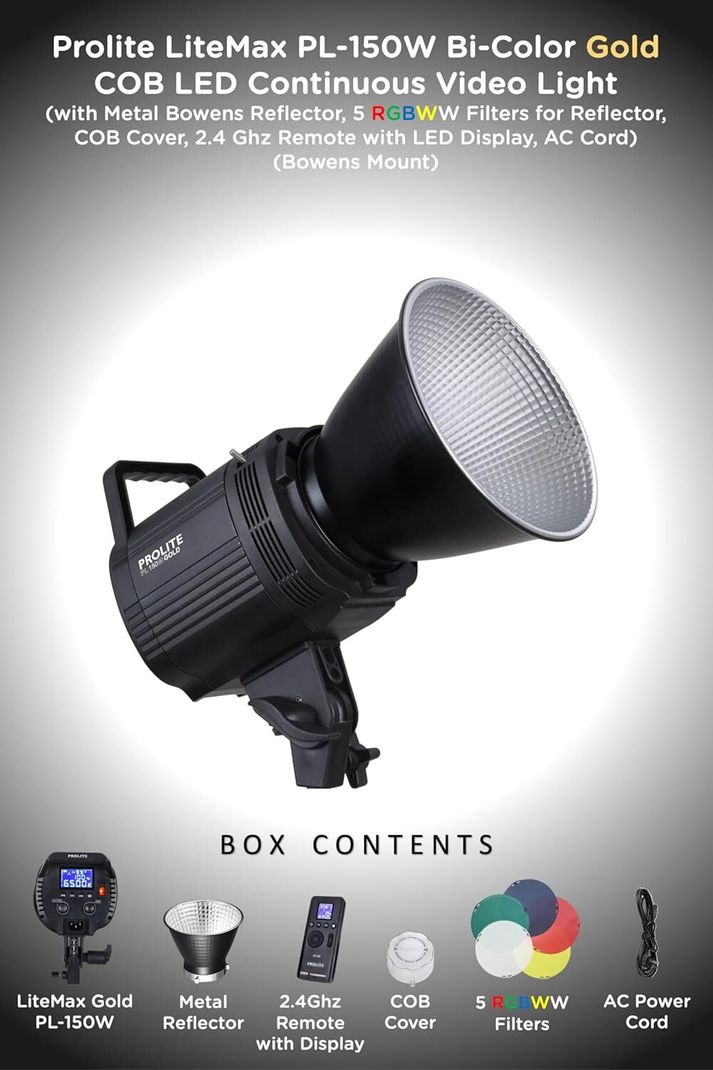Prolite LiteMax Gold 150W Bi-Color LED Video Light - Image 6