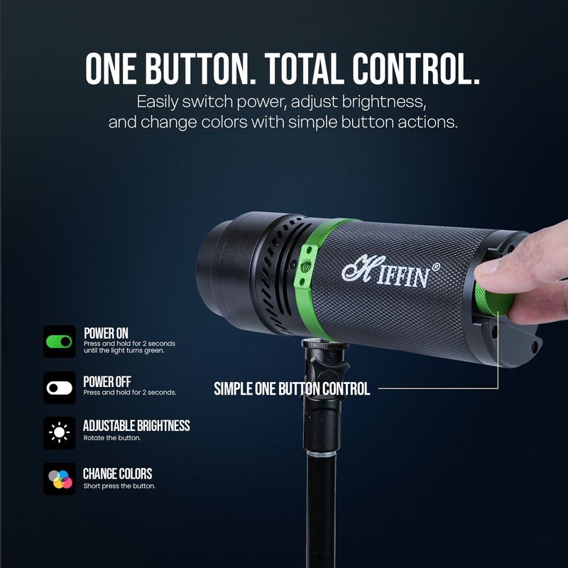 Hiffin G-Flash PRO 30W RGB LED Video Light - Image 3