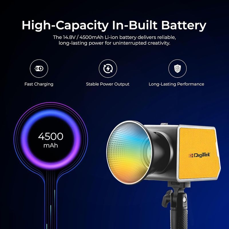 DIGITEK DCL-100 WBC RGB LED Light - Image 4