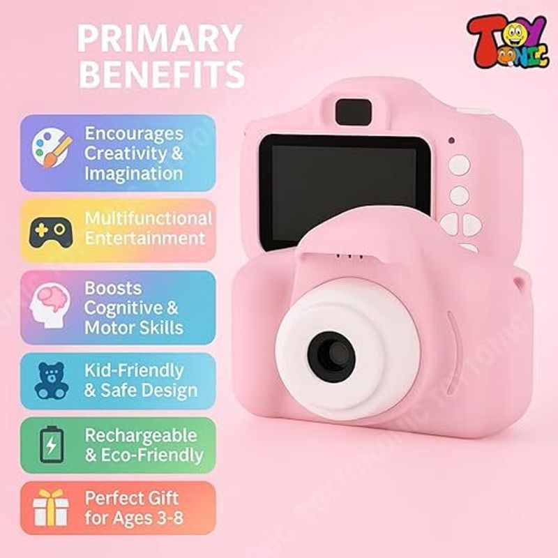 Hokti Kids Selfie Camera 13MP 1080P HD - Image 4