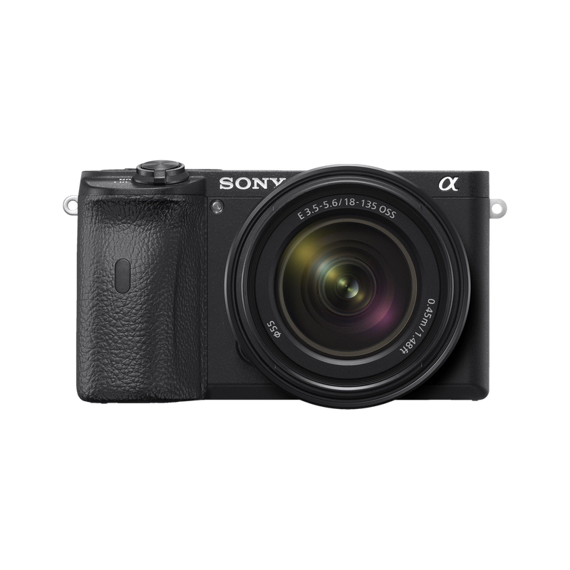 SONY Alpha ILCE-6600M APS-C Mirrorless Camera with 18-135 mm Zoom Lens Featuring Eye AF and 4K movie recording Black