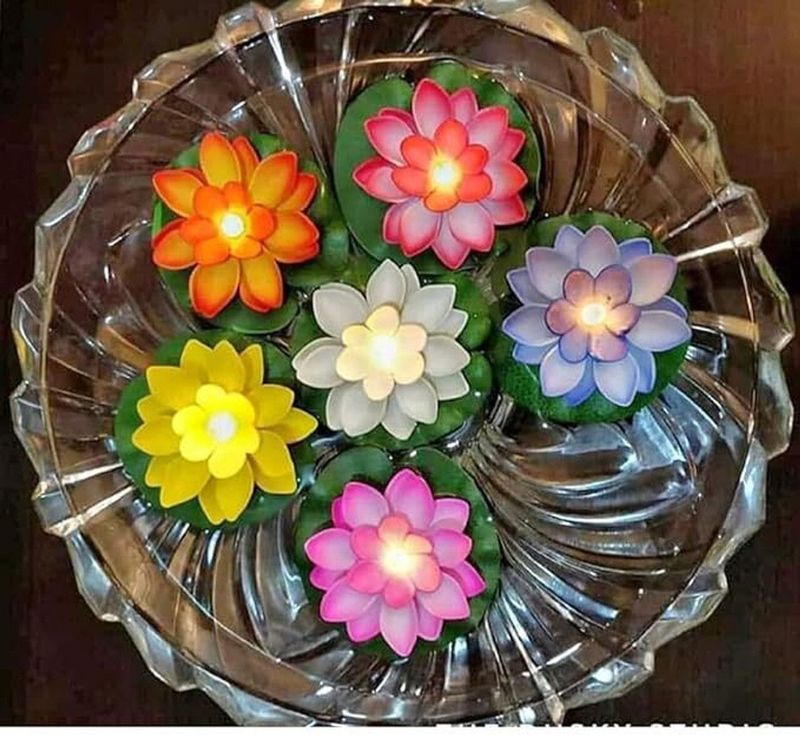 Drisona Multicolor Floating LED Tea Light Candle - Image 2