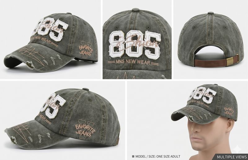 Excite Shoppers Embroidered Sports/Regular Cap - Image 5