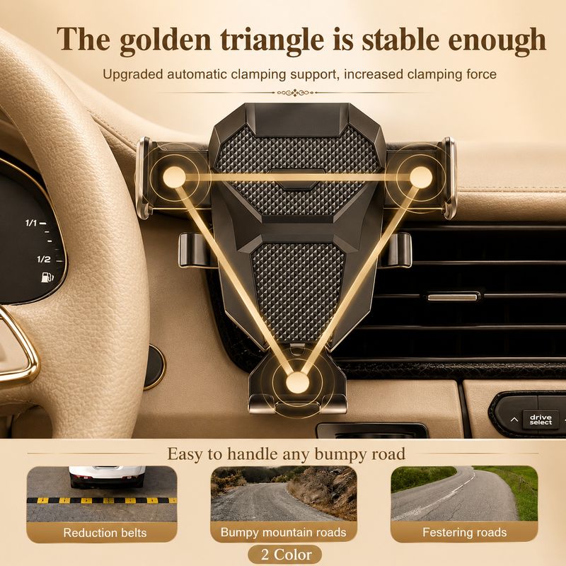HERRYENTERPRISE Car Mobile Holder for Dashboard, Windshield - Image 6