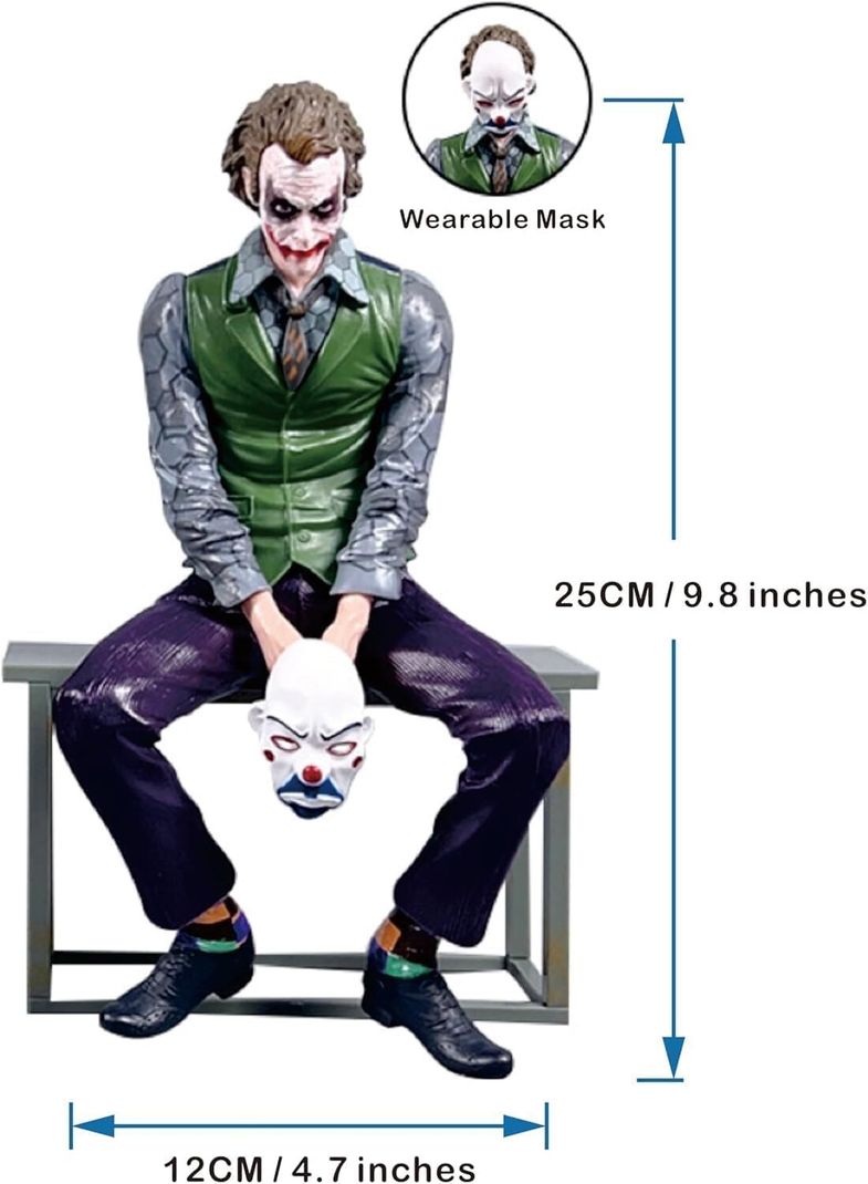 LOVMOTO Car Dashboard Decorative Action Figure Big Size Joker Car Dashboard Idol SG248 (Multicolor) - Image 7