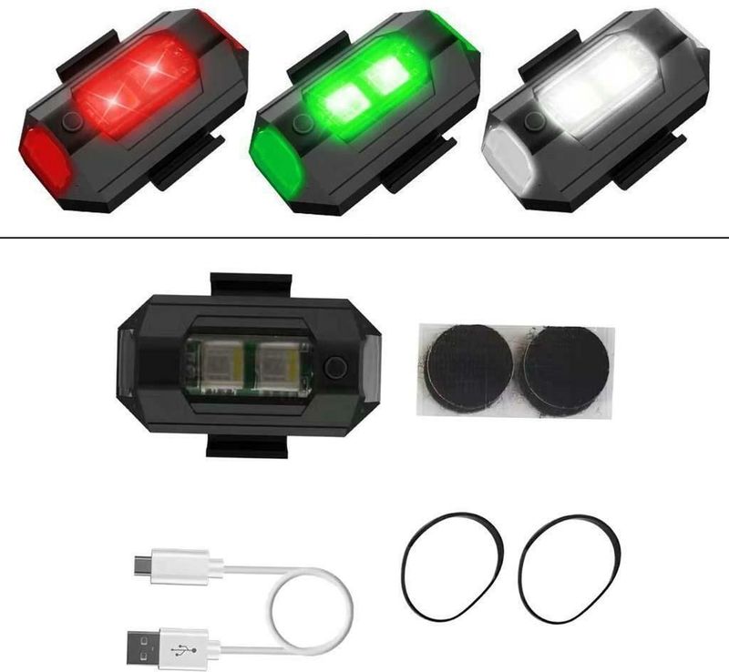 Ruhaan Aluminium Airplane Light (7 Colors) - Image 4
