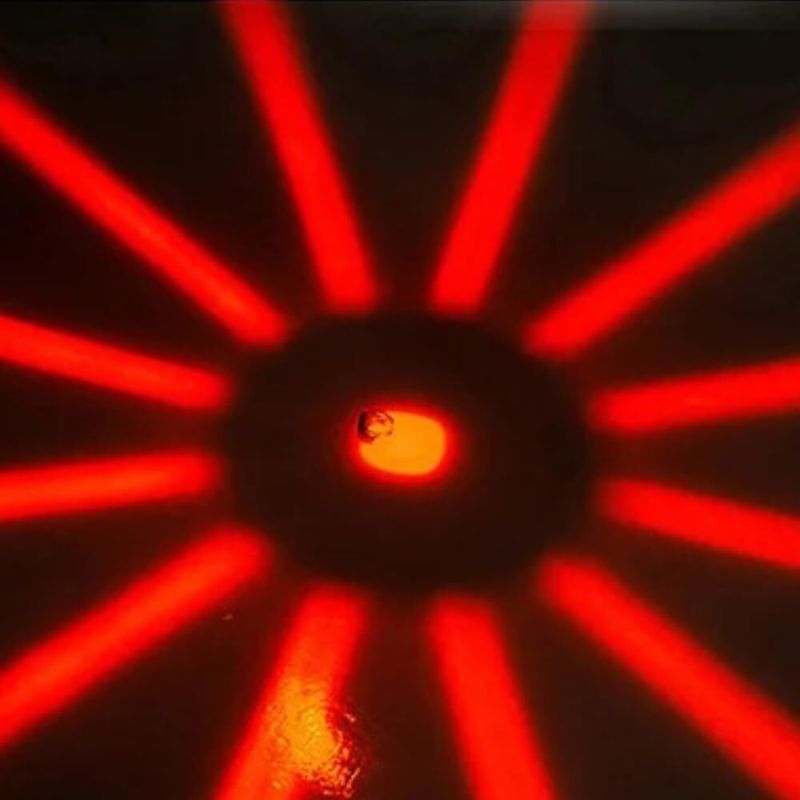 A4S Red Metal Star Car Fancy Lights - Image 3