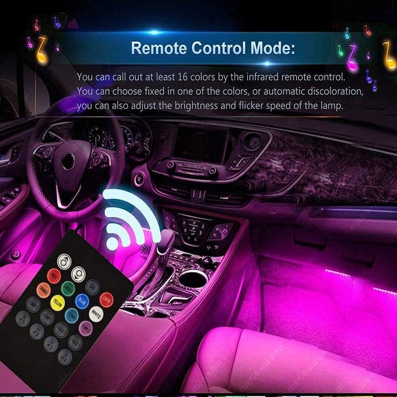 Viraj Enterprises 4PCS RGB Car Lights, 48 LED - Image 5