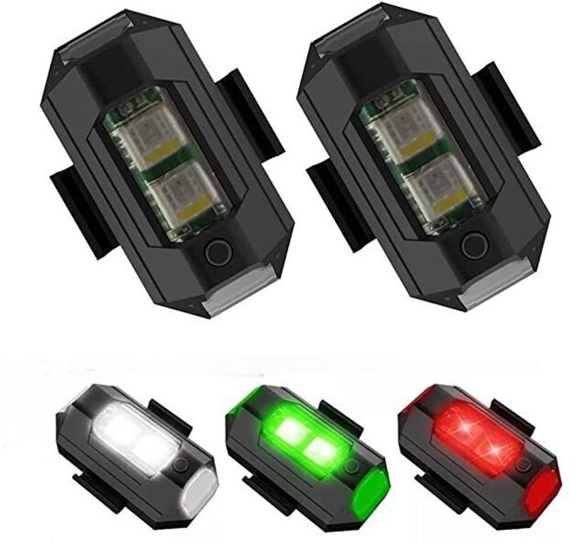 Ruhaan Aluminium Airplane Light (7 Colors) - Image 3