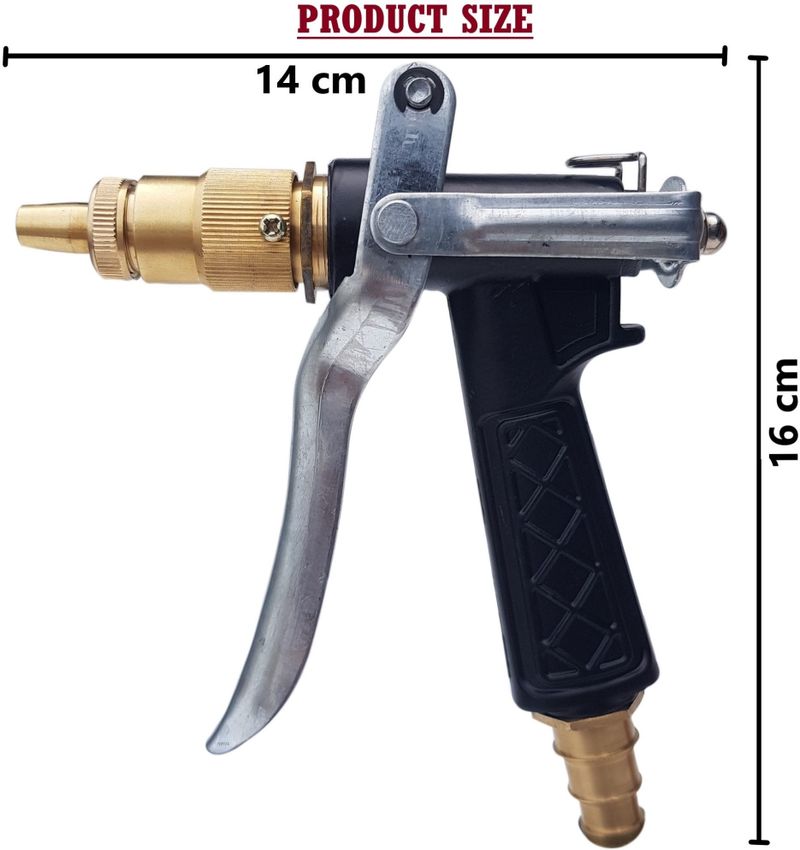 NIRVA High Pressure Brass Hose Nozzle Spray Gun - Image 5