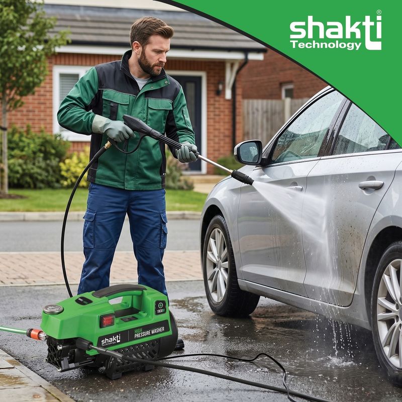 Shakti Technology S3F Pressure Washer 1800W 120 Bar - Image 5