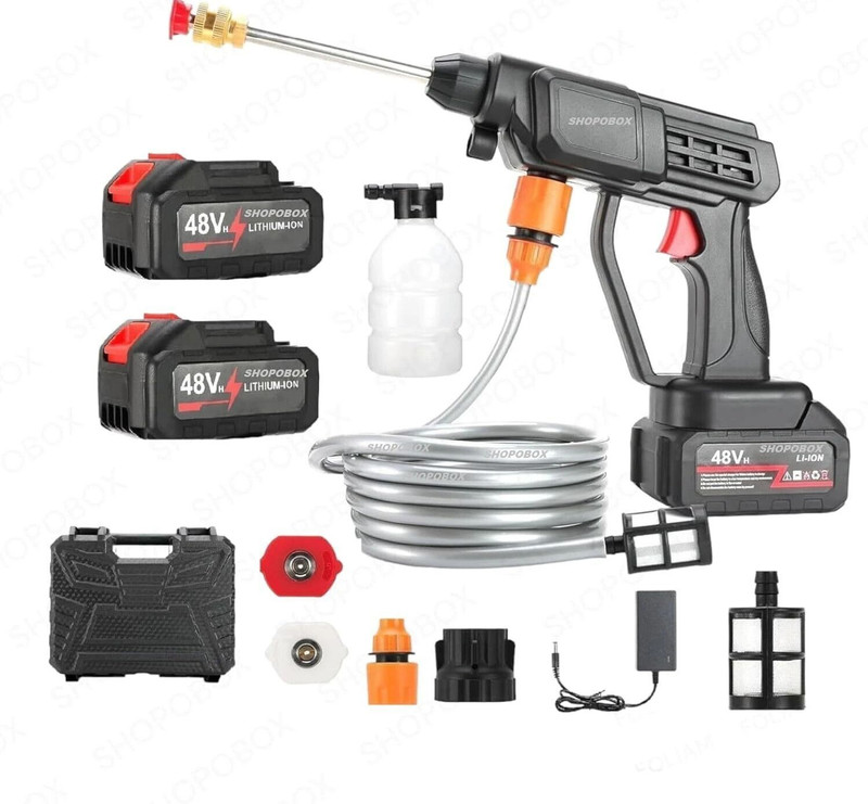 Rlstore HetHin Ultra Wireless Car Pressure Washer High Pressure Pressure Washer