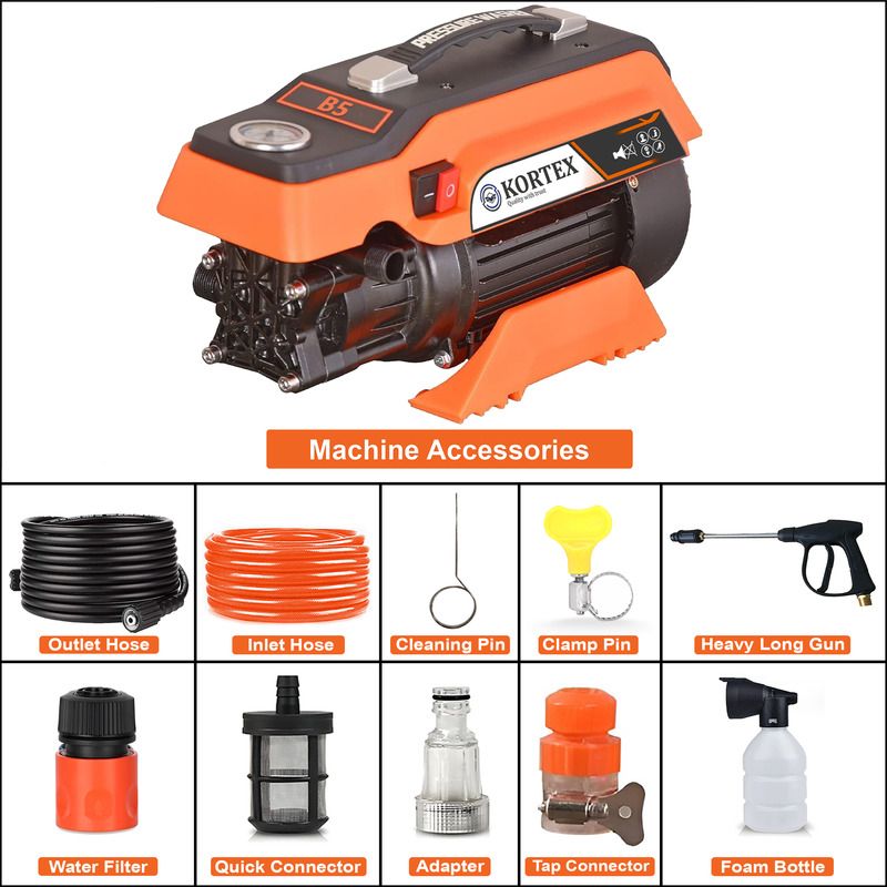 KT - 6 2000 Watt, 160 Bars, 8L/Min Pressure Washer - Image 3