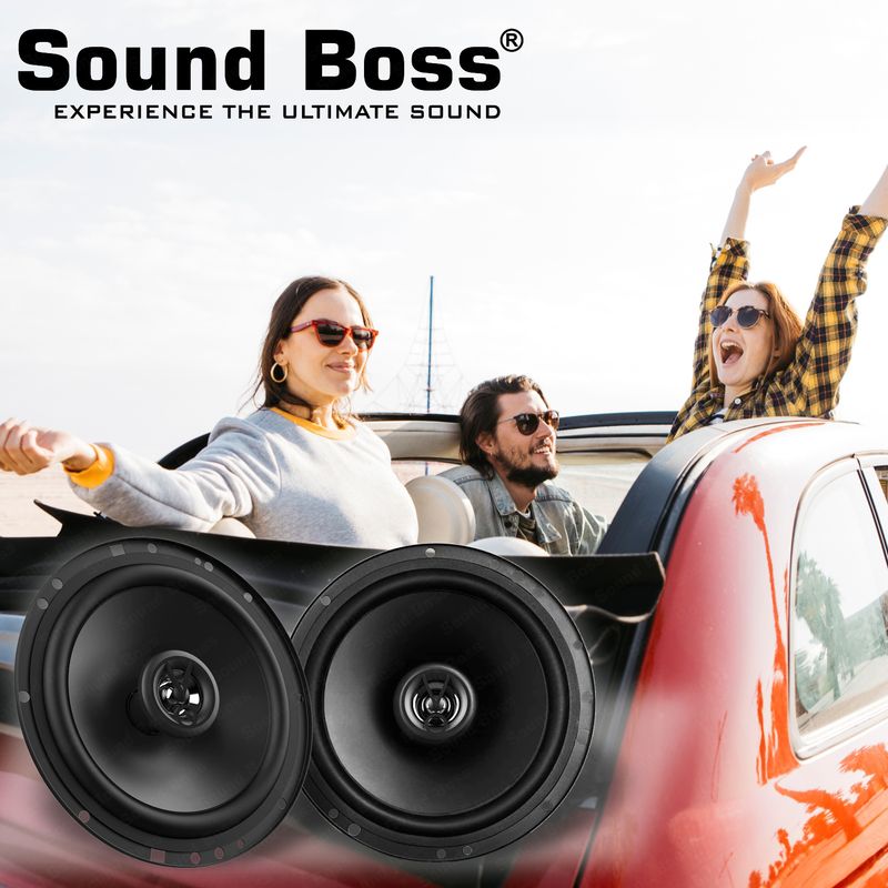 Sound Boss SB-CX-61SI Premium 2 Way 6.5 Inch 70 Watts RMS Coaxial...more - Image 6
