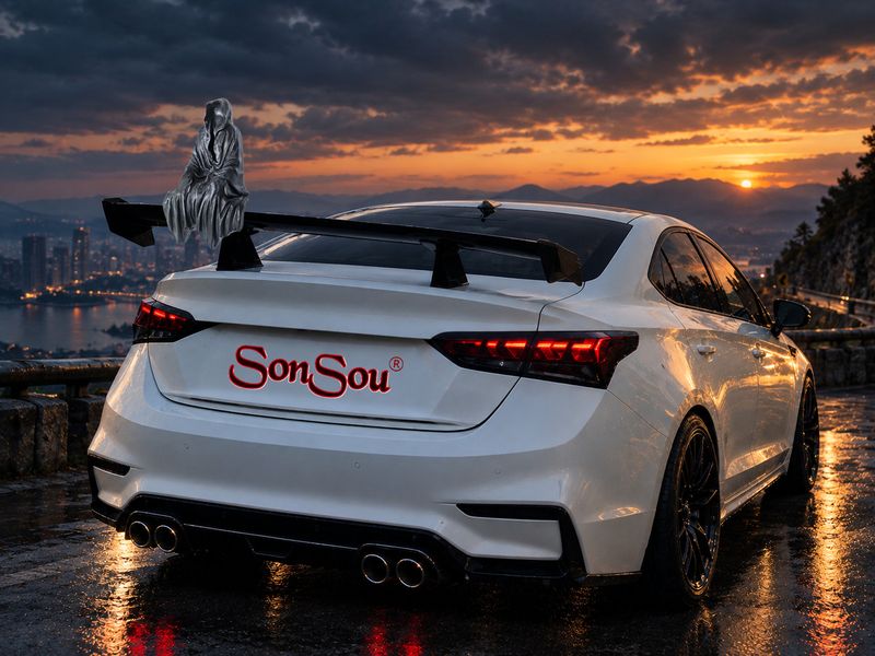 SONSOU Universal Car Spoiler Figure Statue - Image 6