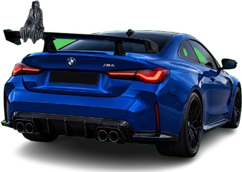 SONSOU Universal Car Spoiler Figure Statue - Image 2