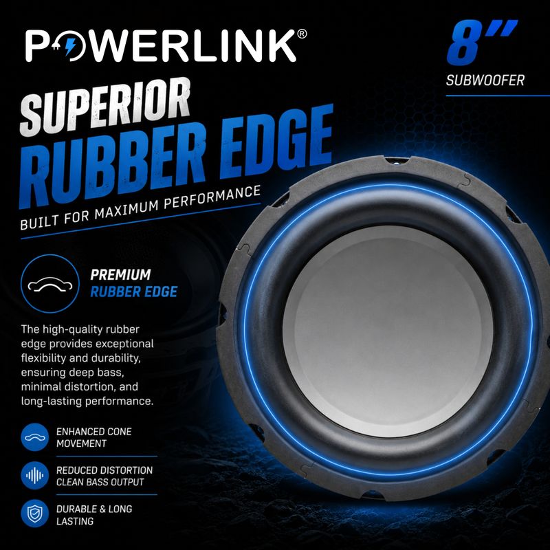 Powerlink 8" Champion Series Subwoofer 250W - Image 5