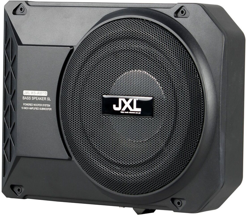 JXL XS-AW10 (10 Inches) JXL Active underseat subwoofer 350 RMS Power 300+ Watts, 10 inch Subwoofer Powered , RMS Power: 350 W