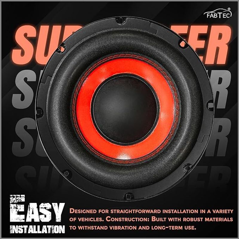FABTEC 10 Inch 250W RMS Subwoofer - Image 5